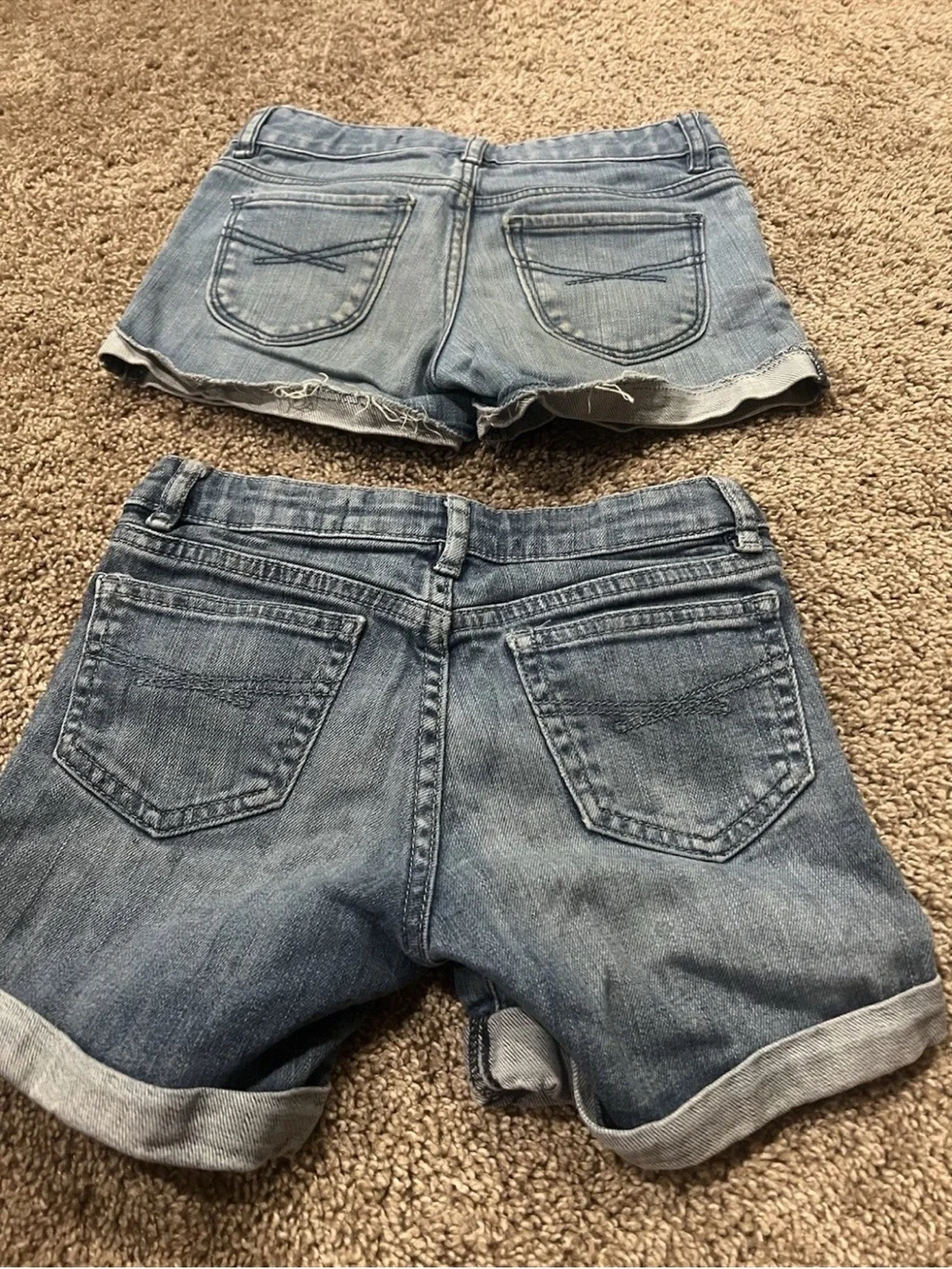 Gap Kids Girls Size 7 And Size 8 Denim ShortLot (2)
